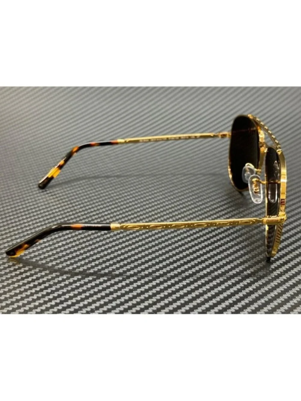 New Ray Ban Men Gold Sunglasses 58-14-135
